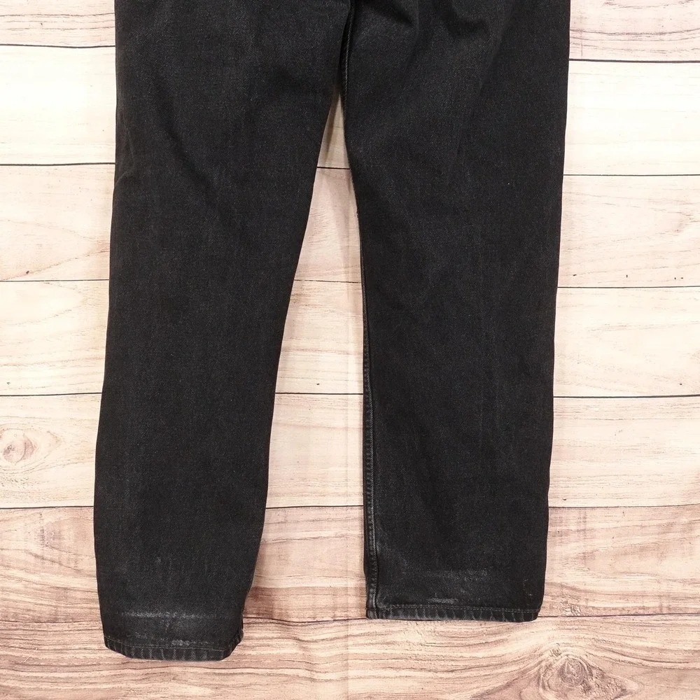 Levis 550 Jeans Mens 37x31 (38x32) Black Charcoal Relaxed Fit Denim Pants